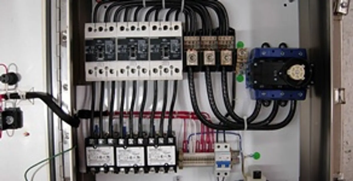 Electrical panel installation with organized circuit breakers and wiring in Overland Park, KS