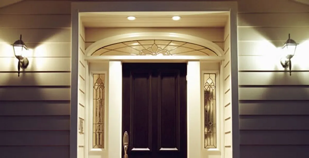 security light installation services with professionally installed entryway lighting in Overland Park, KS