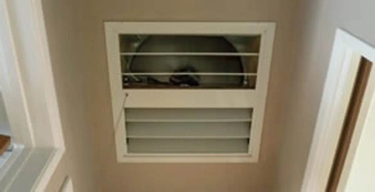 whole house fan installation services with ceiling-mounted ventilation system in Overland Park, KS